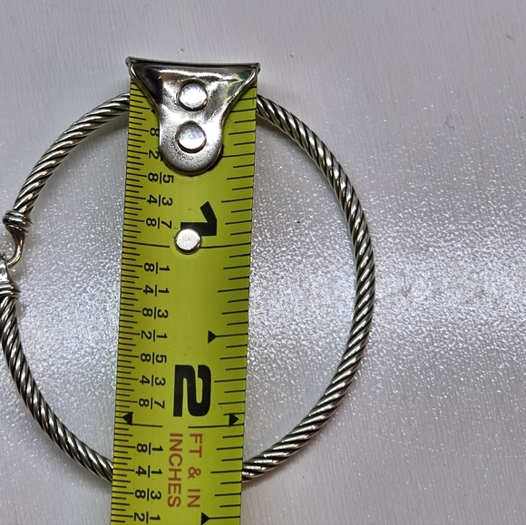 David Yurman petite Chatelaine sterling bracelet with blue topaz - Picture 3 of 11